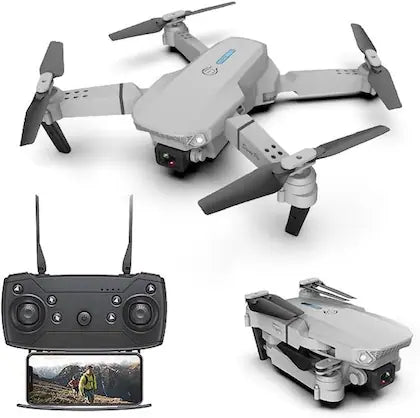 Foldable Camera Drone with Gesture Selfie Mode & 360° Flip Tricks