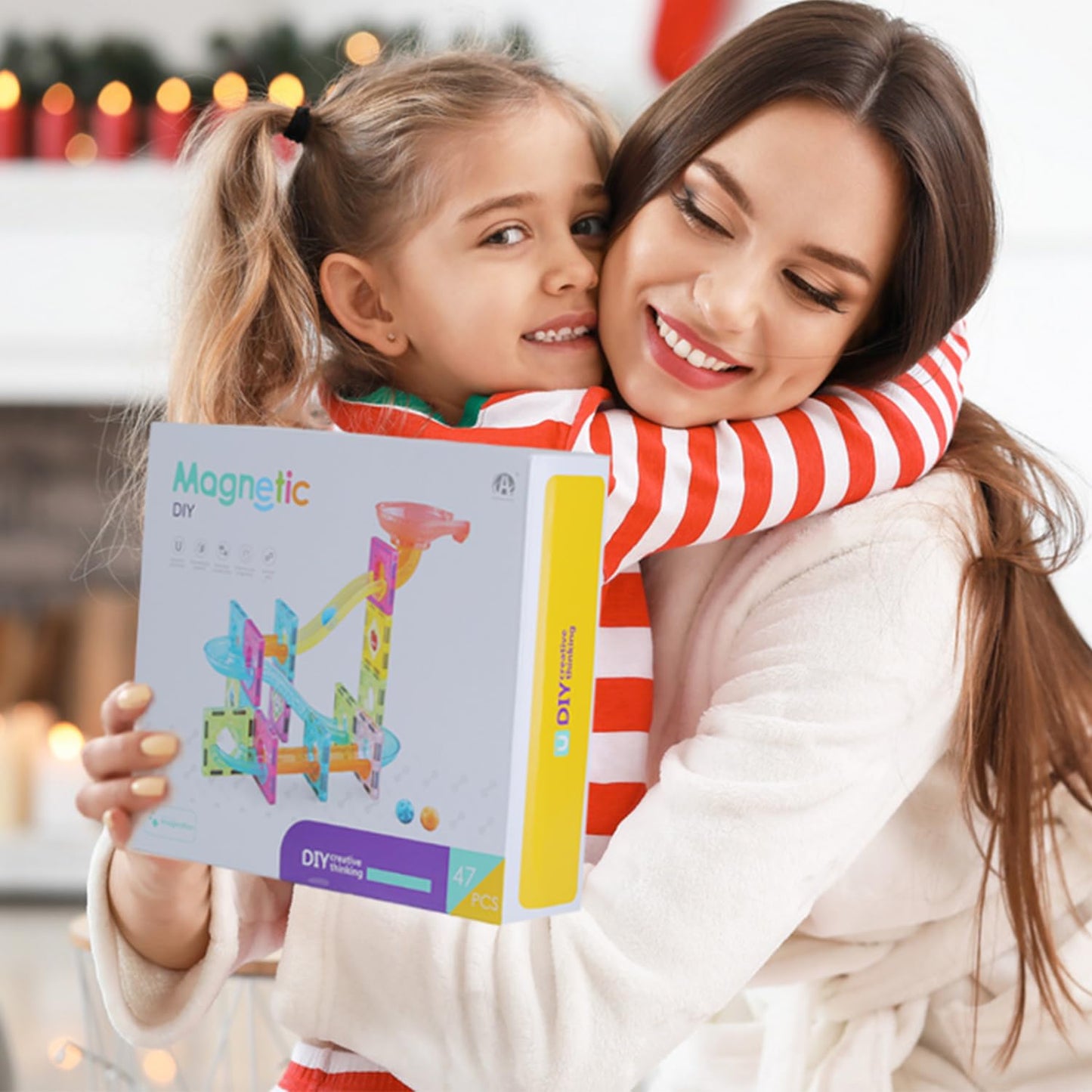 Magnetic Tiles Toy 47PCS
