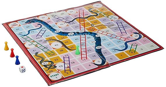 Ekta Magnetic Ludo Snakes N Ladders Board Game