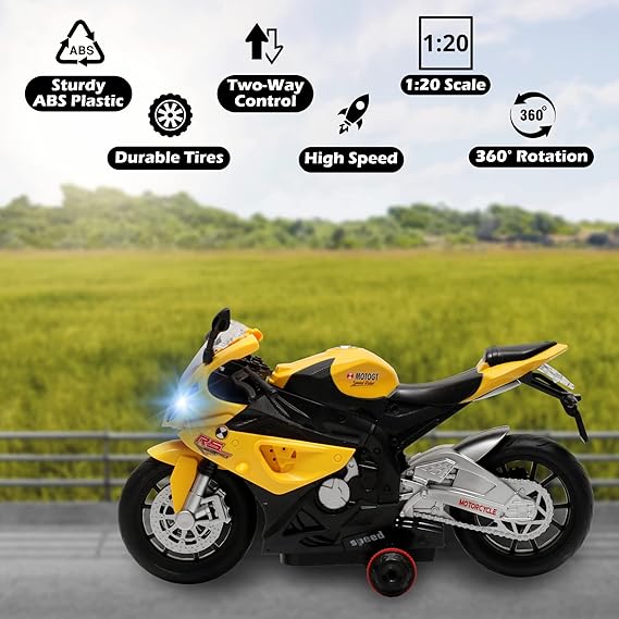 Scale Remote Control Bike|360 Degree Rotating RC Bike|