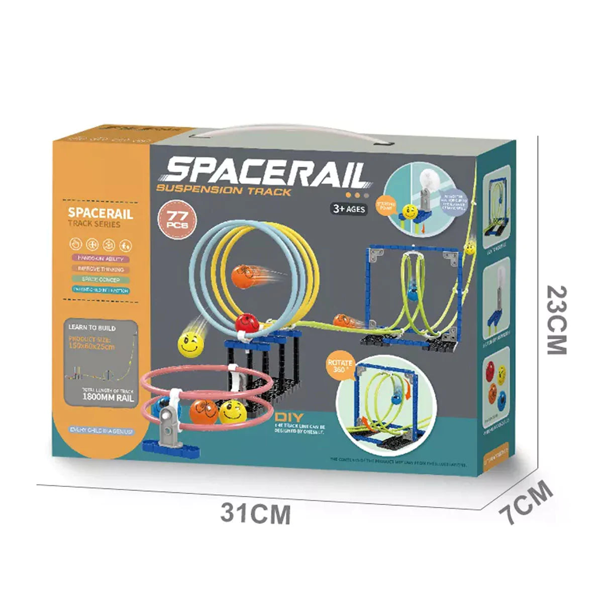 Space Rail Suspension Track