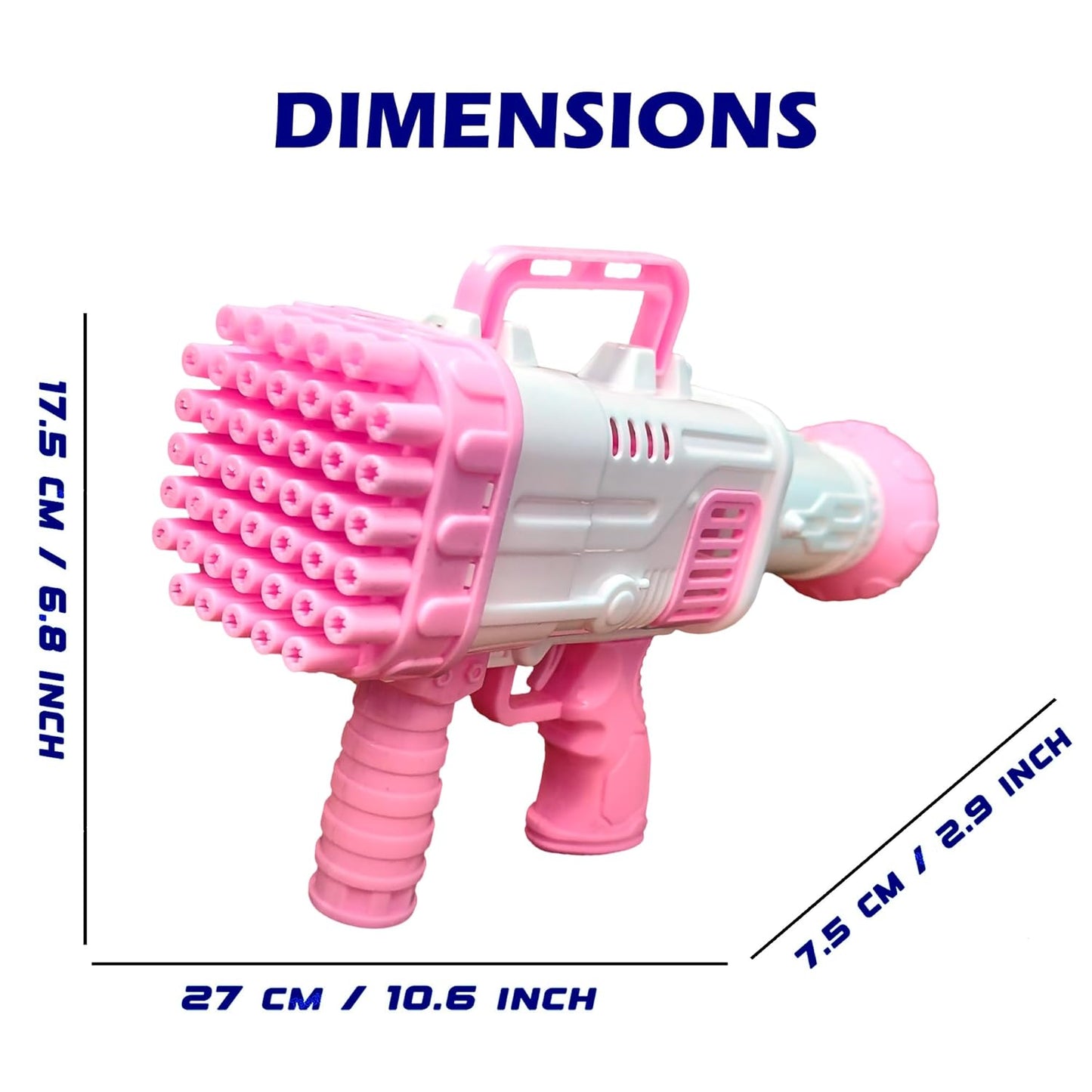 Rocket Bubble Gun Toy for Kids