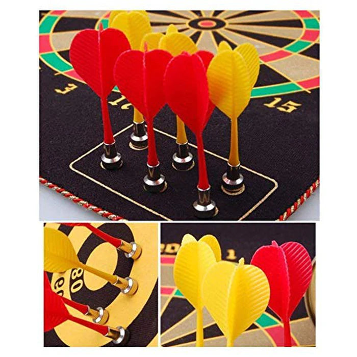 Double Sided Foldable Magnetic Dart Board Game
