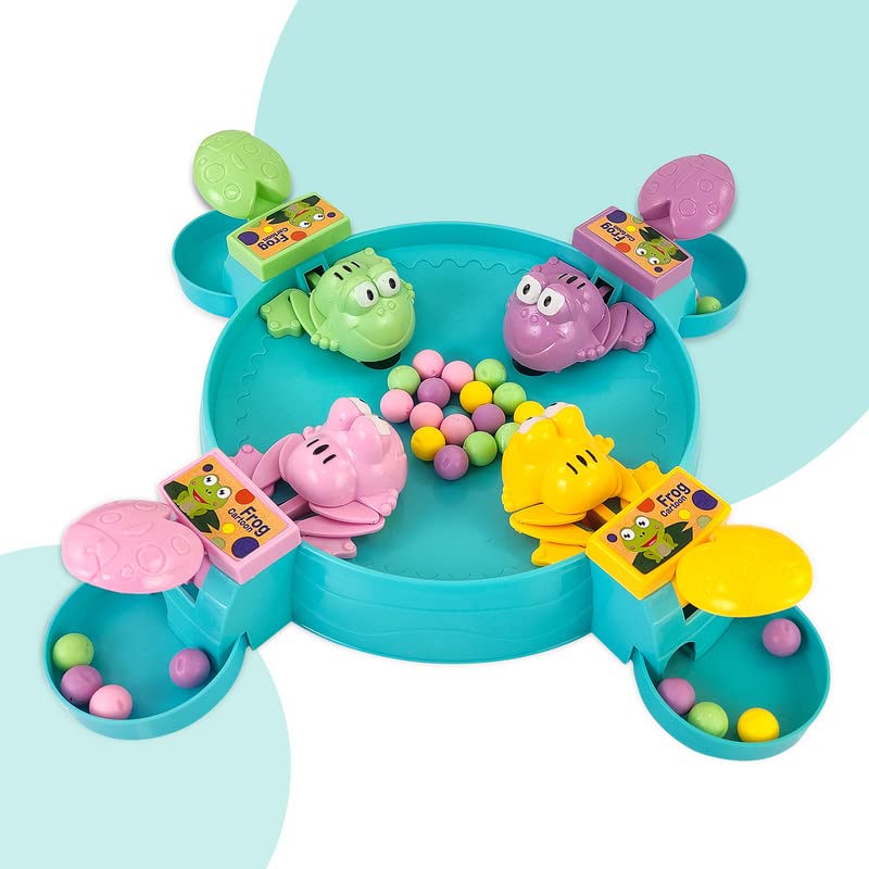 Hungry Frog Eat Beans Game - 4 Players