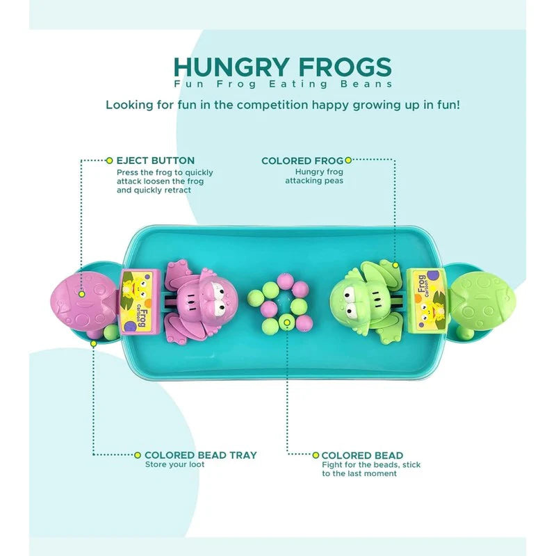 Hungry Frog Eat Beans Game - 2 Players