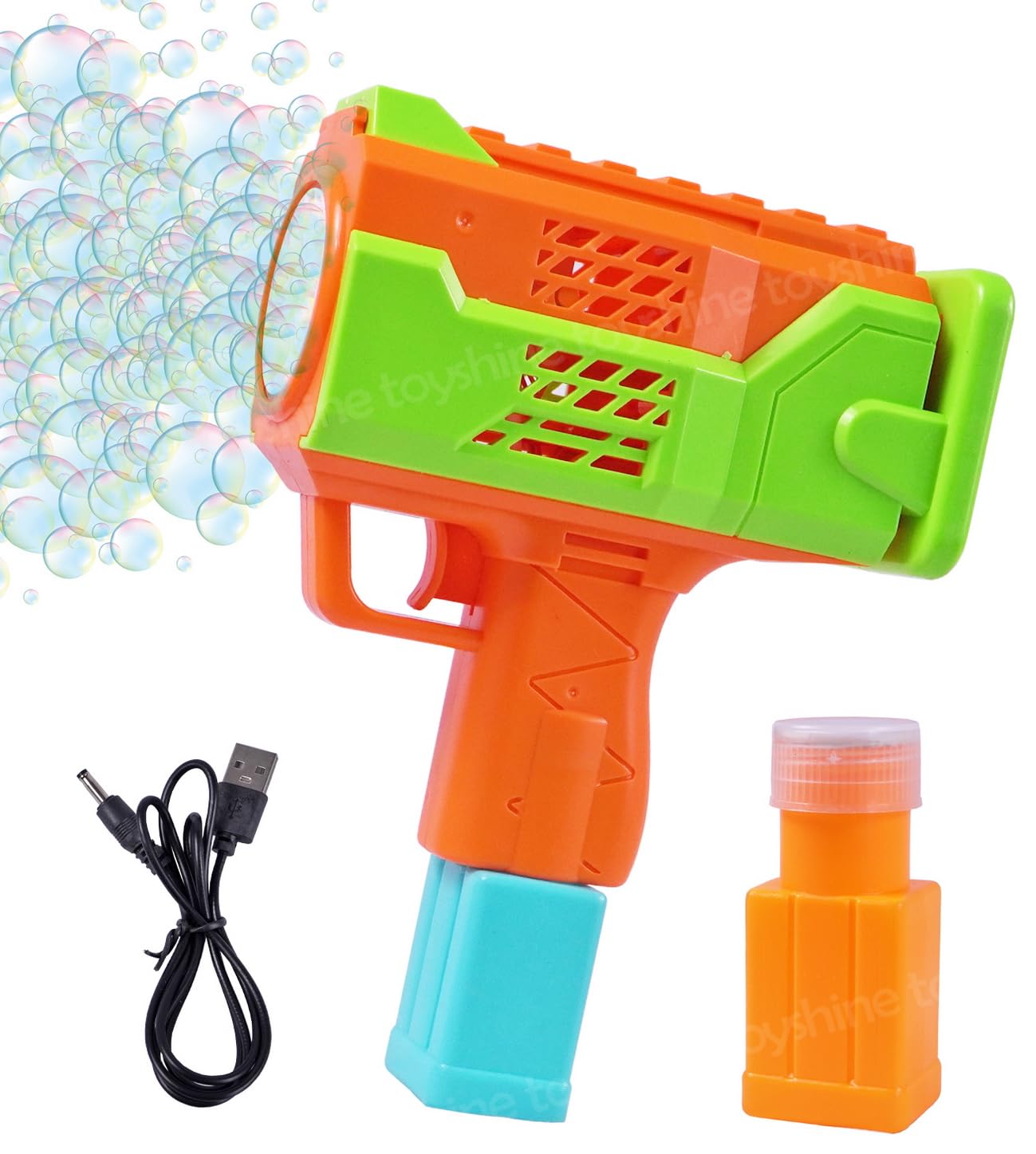 Kaby-15 Holes Powerful Automatic Rechargeable Bubble Gun