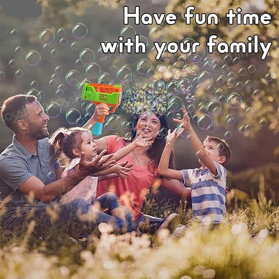 Kaby-15 Holes Powerful Automatic Rechargeable Bubble Gun