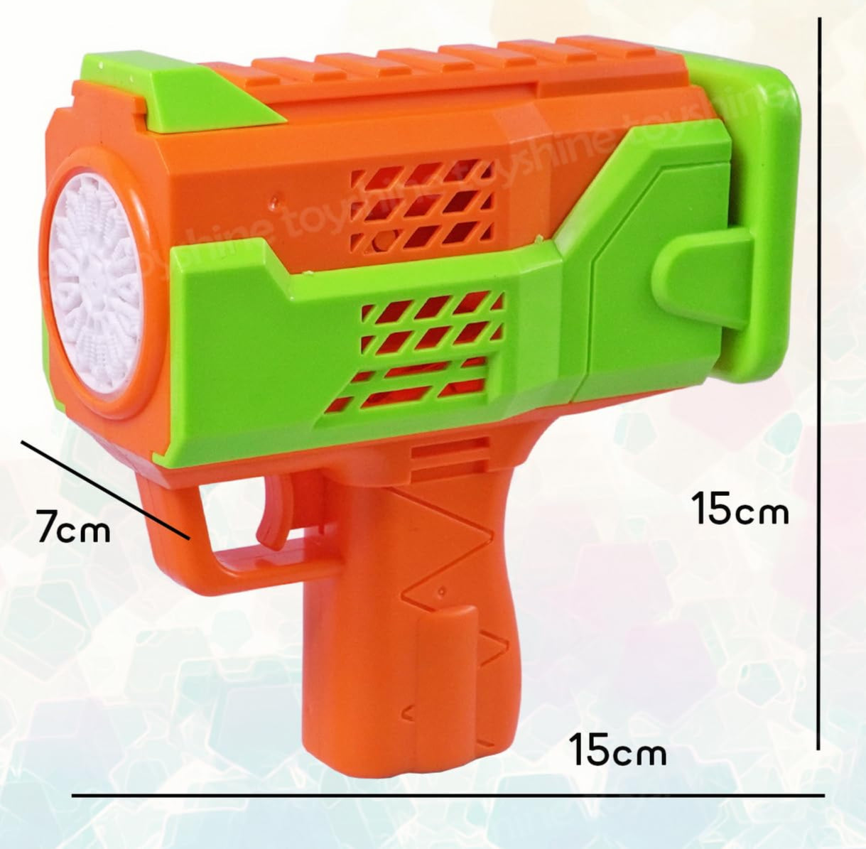 Kaby-15 Holes Powerful Automatic Rechargeable Bubble Gun