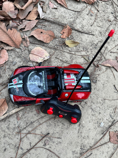Remote Control Sports Car with Headlights & Door Opening Feature (Rechargeable)