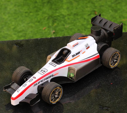 Speed Formula Remote Controlled Racing Car Toy with Lights and Spray Effect | Scale 1:14